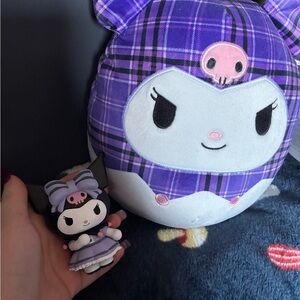 BUNDLE: Kuromi plushi and Mystery Collectors Figurine